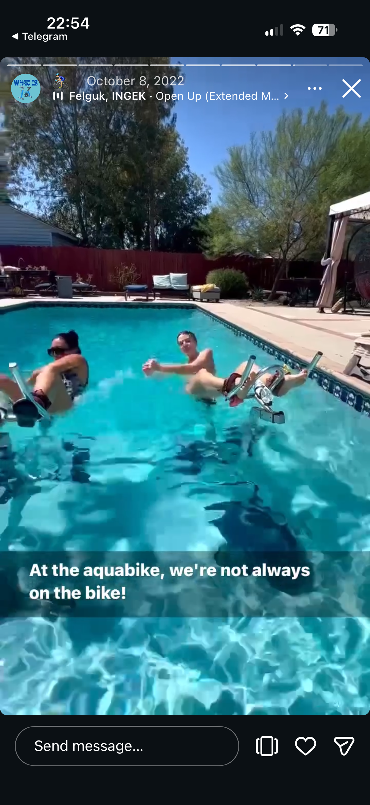 Relaxing after class