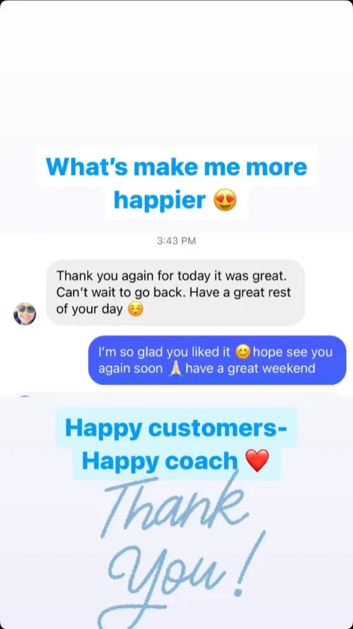 Client text review - English happiness message